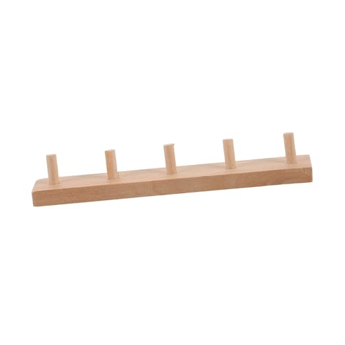Gatuida Miniaturhaken Für Puppenhaus Holz 1/12 Maßstab Multifunktionale Wandhaken Dekorativ Für Puppenhaus Zubehör Selbstgemacht Basteln Kleine Holzhaken von Gatuida