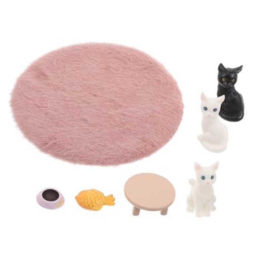 Gatuida Miniatur Katzenfiguren Set Teilig Realistische Kleine Deko Katzen für Mikrolandschaften Plüsch Katzen Miniaturen Kompakte Wohnaccessoires für Schreibtisch und Regal Gatuida Miniatur Katzenfiguren Set Teilig Realistische Kleine Deko Katzen für Mikrolandschaften Plüsch Katzen Miniaturen Kompakte Wohnaccessoires für Schreibtisch und Regal von Gatuida