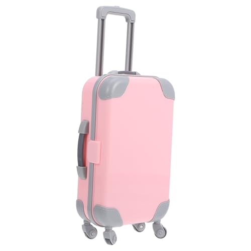 Gatuida Miniatur Koffer für Puppenhaus Robuster Kleiner Trolley Spielzeug Gepäckkoffer Hochrealistisches Puppenzubehör für Kreative Miniatur Dekoration von Gatuida