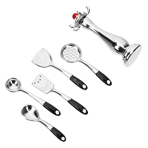 Gatuida Miniatur Küchenzubehör Set Teilig aus Metall Silber Robust und Farbenfroh Puppenhaus Zubehör für Handliches Mini Küchenwerkzeug für Lebendige Spielwelten und Kreative Dekoration Gatuida Miniatur Küchenzubehör Set Teilig aus Metall Silber Robust und Farbenfroh Puppenhaus Zubehör für Handliches Mini Küchenwerkzeug für Lebendige Spielwelten und Kreative Dekoration von Gatuida