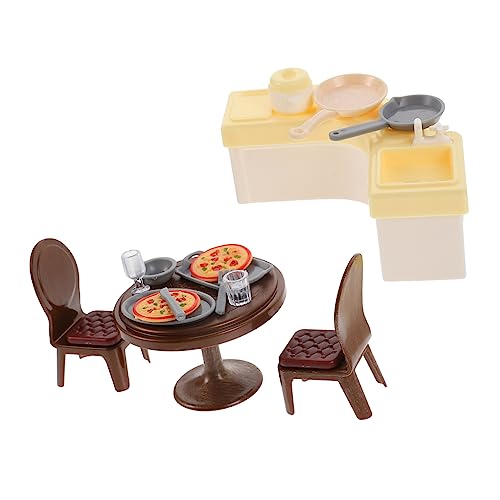 Gatuida Miniatur Küchenzubehör Spielhaus Möbel Gestaltetes Mini Haus Leicht und Tragbar für Rollenspiele von Mädchen und Jungen Gatuida Miniatur Küchenzubehör Spielhaus Möbel Gestaltetes Mini Haus Leicht und Tragbar für Rollenspiele von Mädchen und Jungen von Gatuida