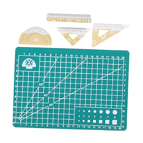 Gatuida Miniatur Lineal mit Matten Teiliges Zubehör für Puppenhäuser Mini Schulbedarf und Puppenaccessoires Hochwertiges Leicht und Tragbar von Gatuida