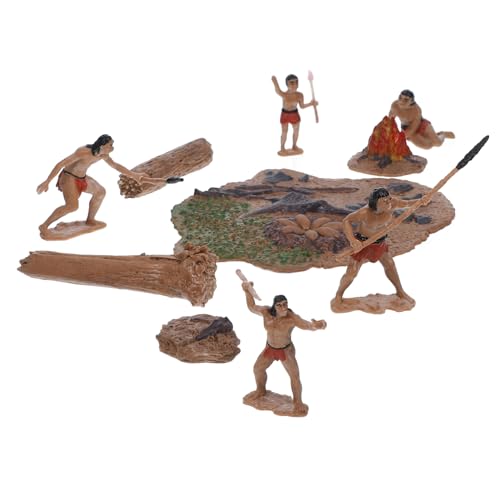 Gatuida Miniatur Primitive Männer Figuren Kunststoff Micro Landschaft Dekoration Leicht Kompakt für Garten Bonsai Sandtisch Zubehör Gatuida Miniatur Primitive Männer Figuren Kunststoff Micro Landschaft Dekoration Leicht Kompakt für Garten Bonsai Sandtisch Zubehör von Gatuida