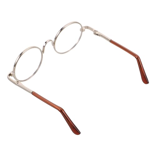 Gatuida Miniatur Puppenbrille Silber Rundes Brillengestell Fein Verarbeitet Für DIY Puppenhaus Deko Niedliche Mini Brille Passend Für Kreatives Puppenstyling Gatuida Miniatur Puppenbrille Silber Rundes Brillengestell Fein Verarbeitet Für DIY Puppenhaus Deko Niedliche Mini Brille Passend Für Kreatives Puppenstyling von Gatuida