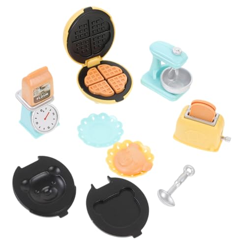 Gatuida Miniatur Puppenhaus Küchen Backset Teiliges Mini Küchenmodell mit Backutensilien Detailreiches Zubehör für Puppenhaus Dekoration und Basteln Geeignet für Sammler von Gatuida