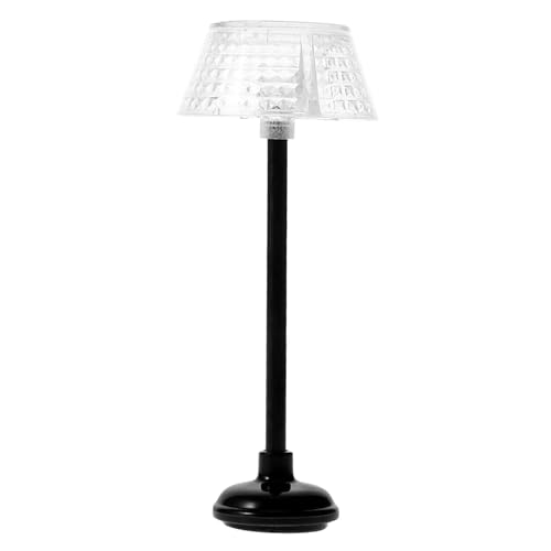 Gatuida Miniatur Puppenhaus Stehlampe mit Gitternetz Design Detailreiche Miniatur Lampe für Puppenhaus Dekoration für DIY Mini Haus Szenen Gatuida Miniatur Puppenhaus Stehlampe mit Gitternetz Design Detailreiche Miniatur Lampe für Puppenhaus Dekoration für DIY Mini Haus Szenen von Gatuida