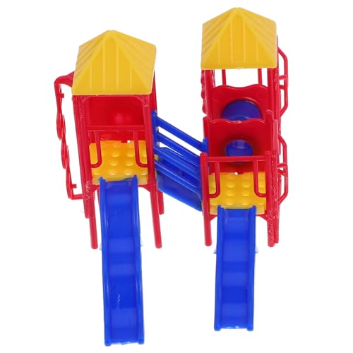 Gatuida Miniatur Spielplatz Modell Kleines Outdoor Kunststoff Rutschbahn DIY Dekoration Leichtes Puppenhaus Zubehör Langlebiges Miniaturobjekt für Kinderzimmer und Zufällige Farbe Gatuida Miniatur Spielplatz Modell Kleines Outdoor Kunststoff Rutschbahn DIY Dekoration Leichtes Puppenhaus Zubehör Langlebiges Miniaturobjekt für Kinderzimmer und Zufällige Farbe von Gatuida