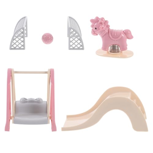Gatuida Miniatur Spielzeugmöbel mit Schaukel Schaukelpferd und Fußballmodell Puppenhaus Zubehör für Kreative Mikroszenen Dekorative Miniaturmöbel für Puppenstube und Minihäuser Gatuida Miniatur Spielzeugmöbel mit Schaukel Schaukelpferd und Fußballmodell Puppenhaus Zubehör für Kreative Mikroszenen Dekorative Miniaturmöbel für Puppenstube und Minihäuser von Gatuida