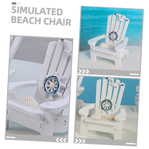 Gatuida Miniatur Strandstuhl Deko Realistischer Weißer Mediterraner Mini Liegestuhl Miniatur Strandstuhl Modell für Puppenhaus Garten DIY Mikrolandschaft Vielseitige Tisch und Dekoration Gatuida Miniatur Strandstuhl Deko Realistischer Weißer Mediterraner Mini Liegestuhl Miniatur Strandstuhl Modell für Puppenhaus Garten DIY Mikrolandschaft Vielseitige Tisch und Dekoration von Gatuida