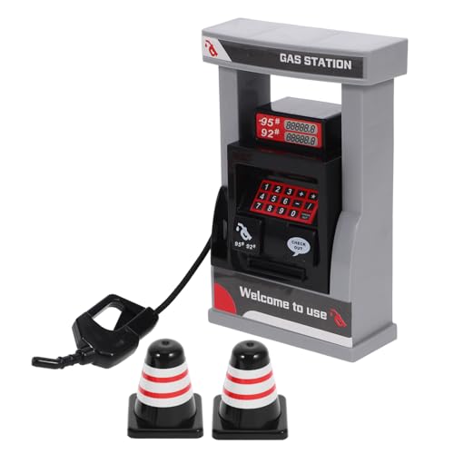 Gatuida Miniatur Tankstellen Spielset mit Straßensperren Interaktives Gasstation Modellspielzeug für DIY Simulation mit Realistischem Sound Kreativität und Spielspaß Gatuida Miniatur Tankstellen Spielset mit Straßensperren Interaktives Gasstation Modellspielzeug für DIY Simulation mit Realistischem Sound Kreativität und Spielspaß von Gatuida
