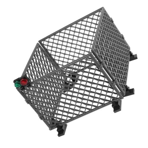 Gatuida Miniatur Zaun Bausatz DIY Micro Landschaft Bausteine Robust Kunststoff Schutznetz Kleiner Zaun für Miniatur Soldaten Modellbau Zubehör von Gatuida