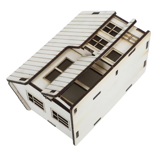 Gatuida Miniatur holzhaus Bausatz Beige DIY Modell für Sandkasten Festliche Dorfdeko Puppenhaus Zubehör Realistische Mikro architekturszene Kreatives Basteln für Erwachsene Gatuida Miniatur holzhaus Bausatz Beige DIY Modell für Sandkasten Festliche Dorfdeko Puppenhaus Zubehör Realistische Mikro architekturszene Kreatives Basteln für Erwachsene von Gatuida