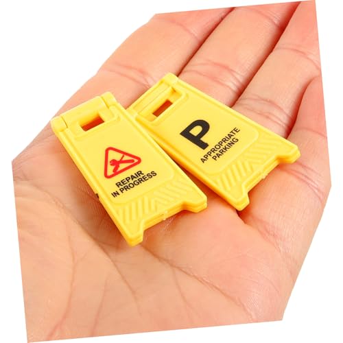 Gatuida Miniatur verkehrsschilder Spielset Lernspielzeug Verkehrszeichen und Absperrungen für Vorschule Kindergarten Rollenspiel und Verkehrserziehung von Gatuida
