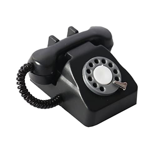 Gatuida Miniaturmöbel Retro Telefon Mini Telefon Modell Miniatur Möbelzubehör Mini Hausdekor Puppenhaus Mini Möbeldekoration Miniatur Kunststoff Schwarz Gatuida Miniaturmöbel Retro Telefon Mini Telefon Modell Miniatur Möbelzubehör Mini Hausdekor Puppenhaus Mini Möbeldekoration Miniatur Kunststoff Schwarz von Gatuida