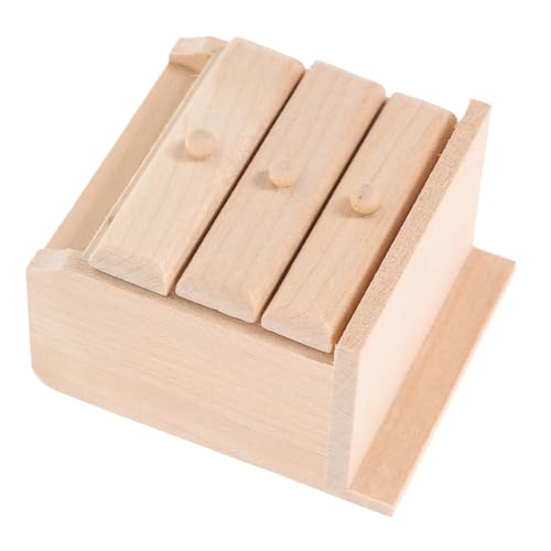 Gatuida Minischrank Chest of Drawers Drawer Cabinet Schubladenschrank Handwerksmodell Hausmodell holzschrank Puppe Rosa Mini Möbel winzige Möbel Miniatur-Szenen-Seitenschrank hölzern von Gatuida