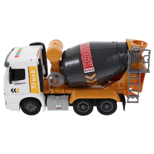 Gatuida Modellspielzeug LKW mit Licht und Musik Simulationstechnik Fahrzeugzementmixer für Bauwagen mit Frischen Farben und Feiner Handwerkskunst für Kreatives Lernen von Gatuida