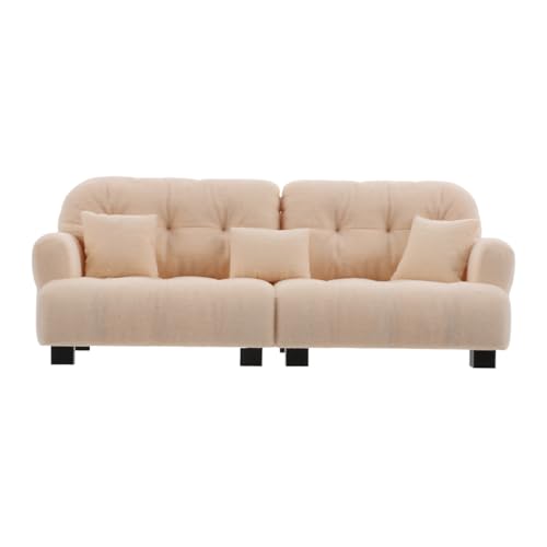 Gatuida Modern Plüsch Couch Modell Stilvolles Leichtes Miniaturmöbel für Puppenhaus Wohnzimmer Kreatives Sitzmöbel für Puppenhaus Spiel und Sammler Gatuida Modern Plüsch Couch Modell Stilvolles Leichtes Miniaturmöbel für Puppenhaus Wohnzimmer Kreatives Sitzmöbel für Puppenhaus Spiel und Sammler von Gatuida