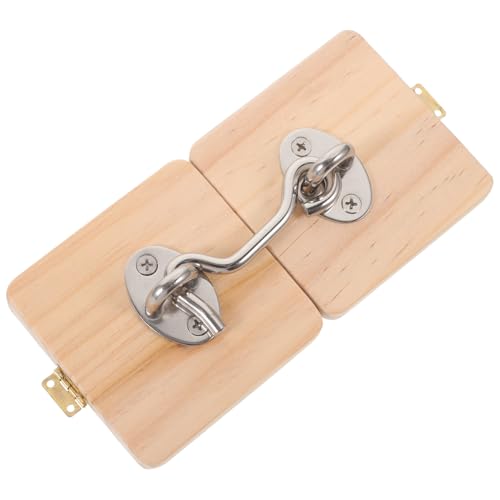 Gatuida Montessori Busy Board Türverschluss Holzspielzeug DIY Lernspielzeug Motorikspielzeug für Sensorisches Feinmotorik und Koordination von Gatuida