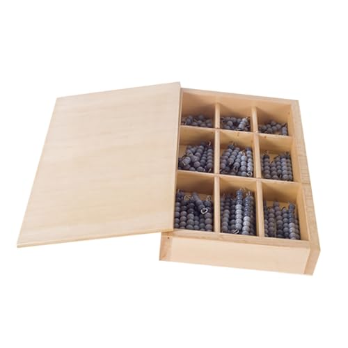 Gatuida Montessori Mathe Lernspielzeug Holz Perlen Zählstäbe Pädagogisches Kinderzubehör Kreativität und Feinmotorik Natürliches Material Farbige Zahlenstäbe Gatuida Montessori Mathe Lernspielzeug Holz Perlen Zählstäbe Pädagogisches Kinderzubehör Kreativität und Feinmotorik Natürliches Material Farbige Zahlenstäbe von Gatuida