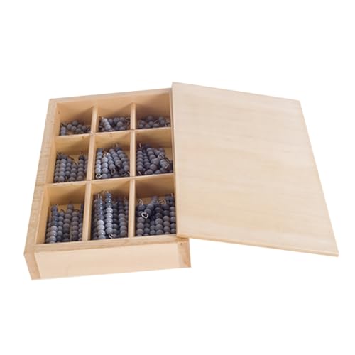 Gatuida Montessori Mathe Perlenstab Set für Pädagogisches Zählspielzeug mit Farbigen Holzperlen Handkoordinationstraining Robust und für Vorschule und Grundschule Gatuida Montessori Mathe Perlenstab Set für Pädagogisches Zählspielzeug mit Farbigen Holzperlen Handkoordinationstraining Robust und für Vorschule und Grundschule von Gatuida