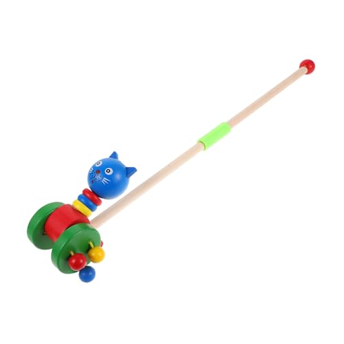 Gatuida Multifunktionaler Schiebewagen mit Cartoon Tierdesign für Kleinkinder Lernspielzeug Motorischen Fähigkeiten und des Drinnen von Gatuida