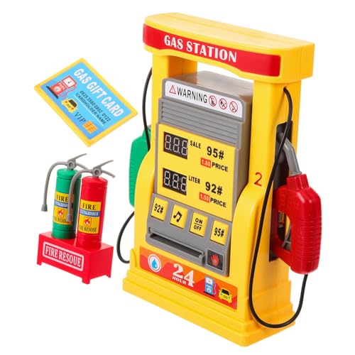 Gatuida Multifunktionales DIY Gasstation Modell Kit mit Dualem Digitaldisplay Selbstbedienungstankstelle Zählfunktion für Pädagogisches Kreativität und Motorik Gatuida Multifunktionales DIY Gasstation Modell Kit mit Dualem Digitaldisplay Selbstbedienungstankstelle Zählfunktion für Pädagogisches Kreativität und Motorik von Gatuida