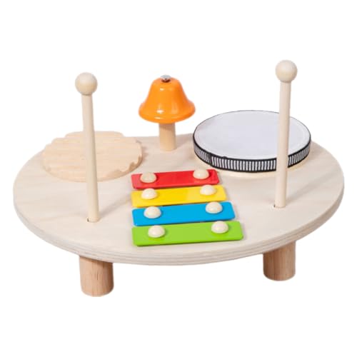 Gatuida Multifunktionales Holzspielzeug Schlaginstrumente mit Xylophon und Trommel für Musikalische Frühförderung für Jungen und Fördert Kreativität Gatuida Multifunktionales Holzspielzeug Schlaginstrumente mit Xylophon und Trommel für Musikalische Frühförderung für Jungen und Fördert Kreativität von Gatuida