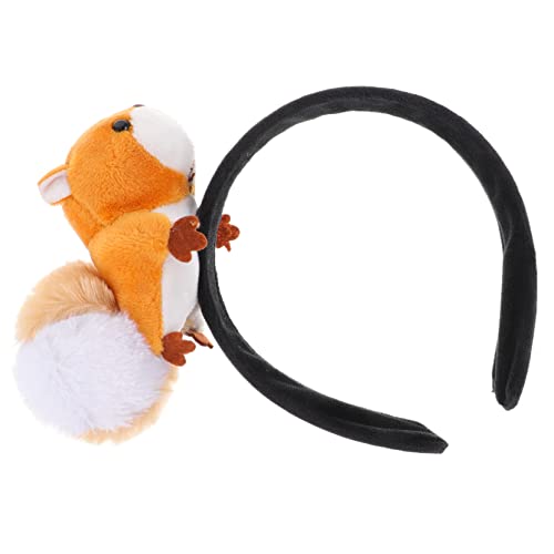 Gatuida Niedliches Plüsch Squirrel Haarband für Cartoon Tier Stirnband für Partys Halloween Cosplay und Kreative Kostüme Dekoratives Accessoire Gatuida Niedliches Plüsch Squirrel Haarband für Cartoon Tier Stirnband für Partys Halloween Cosplay und Kreative Kostüme Dekoratives Accessoire von Gatuida
