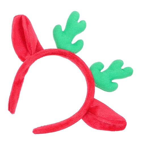 Gatuida Niedliches Weihnachts Haarreif Rentiergeweih aus Hochwertigem Plüsch Weicher Langlebiger Stirnband für Mädchen Festliches Party und Kostüm Accessoire für Weihnachten und von Gatuida