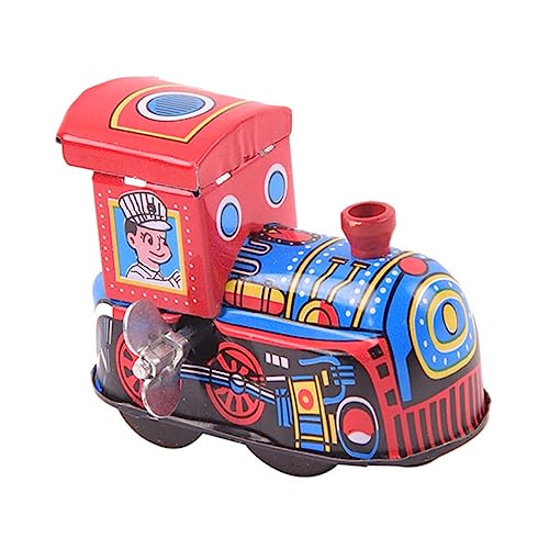 Gatuida Nostalgische Blechspielzeug Zug aufziehbares Retro Lokomotive Zinn alt Zug kinderspielzeug Zugspielzeug für kleines Zugspielzeug Eisenblech rot Gatuida Nostalgische Blechspielzeug Zug aufziehbares Retro Lokomotive Zinn alt Zug kinderspielzeug Zugspielzeug für kleines Zugspielzeug Eisenblech rot von Gatuida