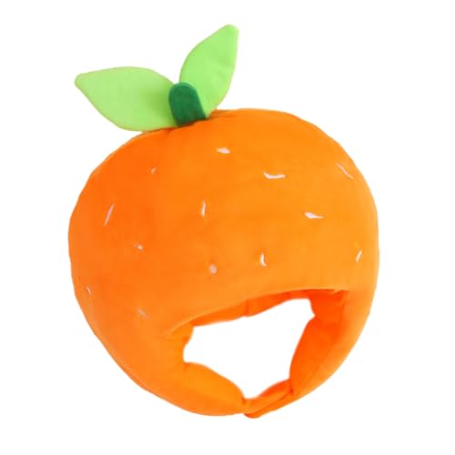 Gatuida Orangefarbener Plüschhut Mit Früchten: Gefüllter Kopfschmuck in Orangenform – Kopfbedeckung Für Fotoshootings, Cosplay-kostümzubehör Für Partys Und Feiertage Gatuida Orangefarbener Plüschhut Mit Früchten: Gefüllter Kopfschmuck in Orangenform – Kopfbedeckung Für Fotoshootings, Cosplay-kostümzubehör Für Partys Und Feiertage von Gatuida