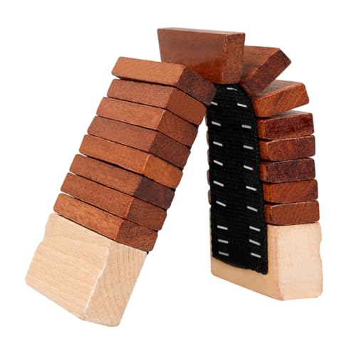 Gatuida Orff Holz Rassel Schlaginstrument Percussion Toy für Kinderfreundlich Sicher Rhythmisch Musikalisches Hörfähigkeit und Motorik Rotbraun Gatuida Orff Holz Rassel Schlaginstrument Percussion Toy für Kinderfreundlich Sicher Rhythmisch Musikalisches Hörfähigkeit und Motorik Rotbraun von Gatuida