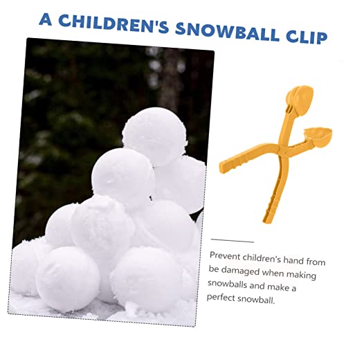 Gatuida Outdoor Großer Schneeballzangen Clip in Poo Form und Sandballmacher für Saubere Hände für Winter Schneeballschlachten und Strandspiele Zufällige Farbe Zufällige Farbe von Gatuida