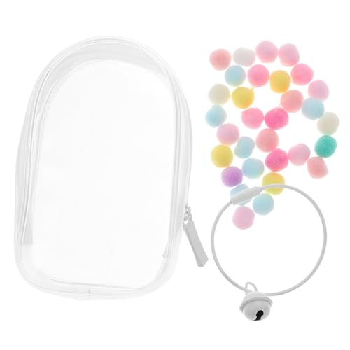 Gatuida PVC Transparente Puppentasche mit Ring und Glocke Klare Doll Display Bag zum Präsentieren und Tragen von Puppen Modische Durchsichtige Tragetasche für Sammler und Weißes von Gatuida