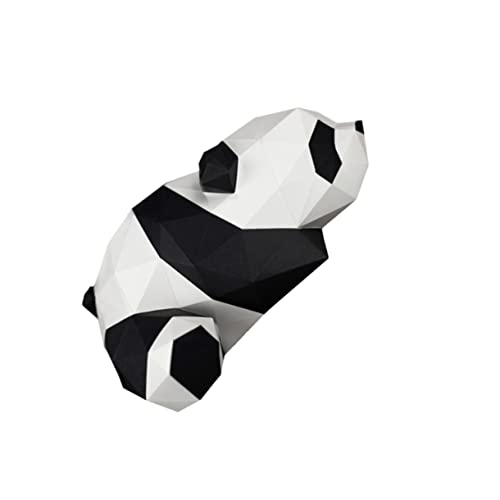 Gatuida Panda Papiermodell Handgeformte Dekoration Origami Ornament DIY ohne Schere aus Naturpapier für Festival Party Wohnraumgestaltung Gatuida Panda Papiermodell Handgeformte Dekoration Origami Ornament DIY ohne Schere aus Naturpapier für Festival Party Wohnraumgestaltung von Gatuida