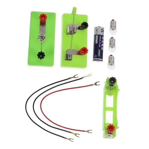 Gatuida Physik Lampenhalter für Elektrische Experimente Grundschule Elektrizitätsunterricht Stem Lernset Einfache Schaltkreise DIY Experimentierset von Gatuida