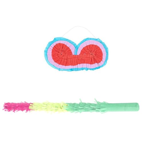 Gatuida Pinata Stick und Bunte Papiermaske Leicht und Hautfreundlich Kindgerechte Lustiges Partyspiel zubehör für Kindergeburtstag Dekoratives Pinata partyspiel von Gatuida
