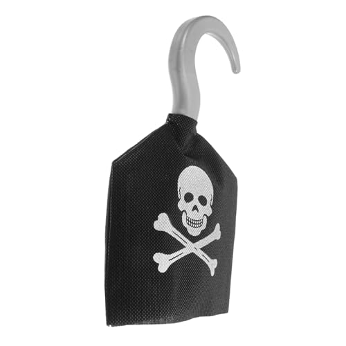 Gatuida Piratenhaken Kunststoff Sicher Abgerundete Kanten Rollenspiel Zubehör Für Kleinkinder Halloween Kostüm Party Jungen Mädchen von Gatuida