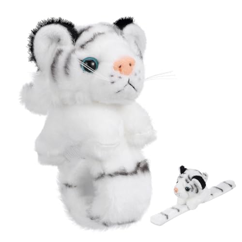Gatuida Plüsch Dschungel Tier Schnapparmband Kindergeburtstag Mitgebsel Weiches Stofftier Armband Leicht Tragbar Robust Für Jungen Mädchen Partyspaß von Gatuida