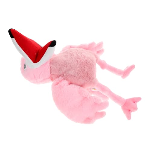 Gatuida Plüsch Flamingo Handpuppe Handspielzeug Kuscheltier zum Geschichtenerzählen Weiches Interaktives Stofftier für Eltern Junge Mädchen Spiel und Beruhigung von Gatuida