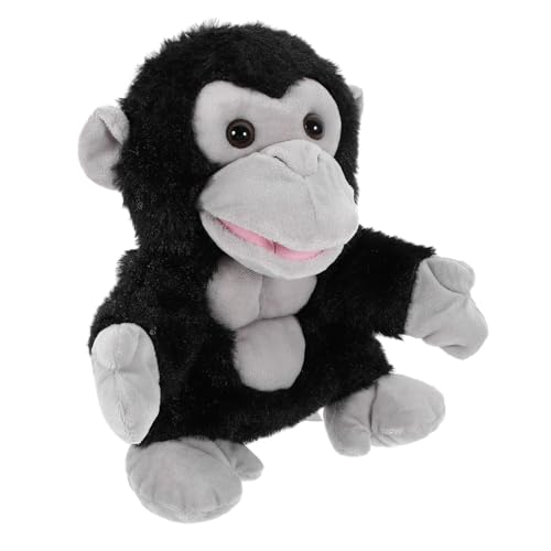 Gatuida Plüsch Gorilla Handpuppe Kuscheltier Interaktives Handspielzeug für Junge Mädchen Kreative Tierhandpuppe Motorik und Kommunikation von Gatuida