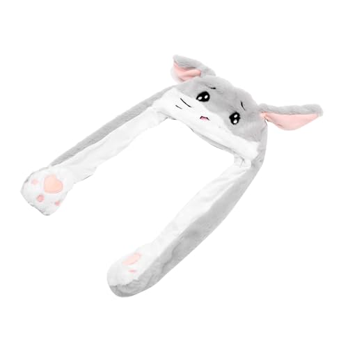 Gatuida Plüsch Hamster Mütze mit Beweglichen Ohren Einstellbare Lustiger Party Kostüm Hut für Erwachsene Hochwertiges Plüschmaterial Kreatives Design für Verkleidung und Zufällige Farbe Gatuida Plüsch Hamster Mütze mit Beweglichen Ohren Einstellbare Lustiger Party Kostüm Hut für Erwachsene Hochwertiges Plüschmaterial Kreatives Design für Verkleidung und Zufällige Farbe von Gatuida