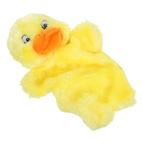 Gatuida Plüsch Handpuppe Gelbe Ente Weiches Kinderspielzeug für Interaktives Geschichtenerzählen Rollenspiel und Eltern Junge Mädchen Kommunikation Kuscheliges Puppentheater Zubehör für von Gatuida