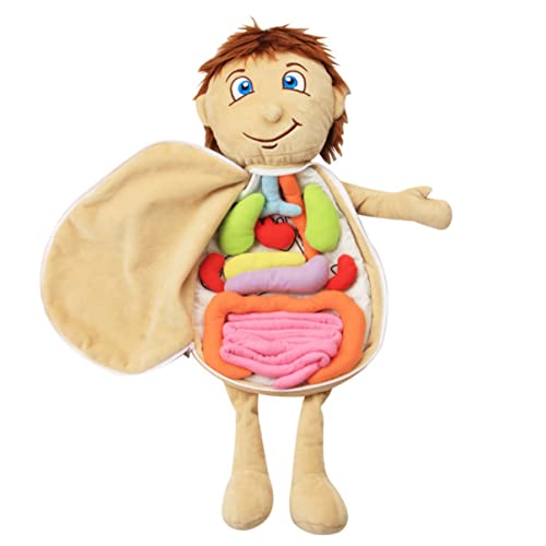 Gatuida Plüsch Körperorgan Puzzle für Interaktives Lernspielzeug zur Frühen Entwicklung für Jungen und Mädchen für Kindergarten und Zuhause Gatuida Plüsch Körperorgan Puzzle für Interaktives Lernspielzeug zur Frühen Entwicklung für Jungen und Mädchen für Kindergarten und Zuhause von Gatuida