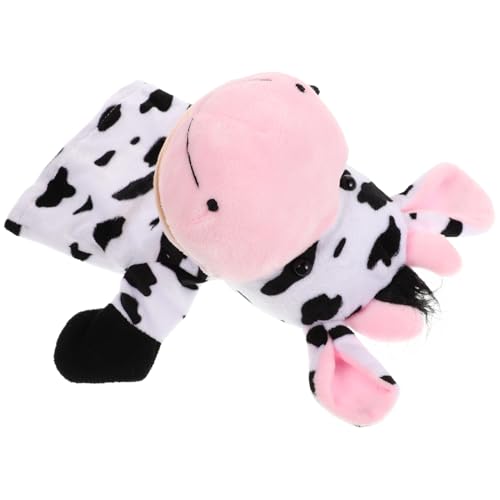 Gatuida Plüsch Kuh Handpuppe mit Beweglichem Mund Interaktives für Fördert Familieninteraktion und Kreatives mit Niedlichen Tierdesigns Gatuida Plüsch Kuh Handpuppe mit Beweglichem Mund Interaktives für Fördert Familieninteraktion und Kreatives mit Niedlichen Tierdesigns von Gatuida