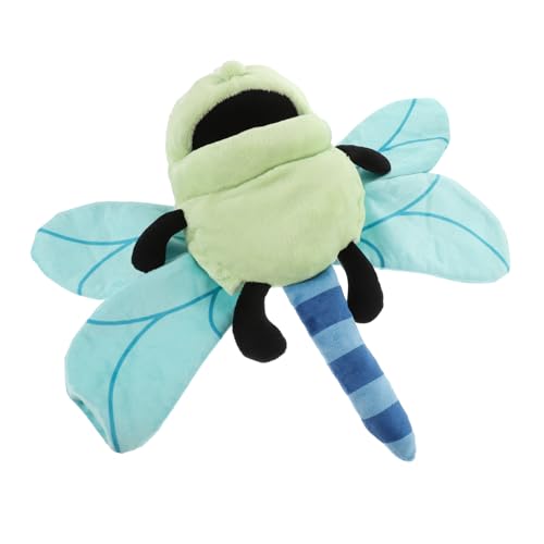 Gatuida Plüsch Libellen Handpuppe für Interaktives Storytelling Weiches Stofftier Fördert Fantasie und Kommunikation Langlebige Handpuppe für Kreatives Rollenspiel von Gatuida