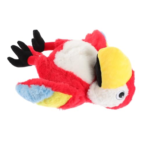 Gatuida Plüsch Papagei Handpuppe Interaktives Kuscheltier aus Weichem Material Leicht und Waschbar für Kindergeschichten Frühe Bildung Geburtstagsgeschenk von Gatuida