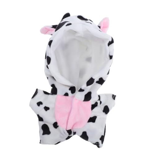 Gatuida Plüsch Puppenkostüm Niedlicher Kuh Overall Puppenkleidung Weicher Jumpsuit als Schlafanzug Einzigartiges Design Einfach Anzuziehen Vielseitig für Anlässe Charmantes Puppenoutfit Gatuida Plüsch Puppenkostüm Niedlicher Kuh Overall Puppenkleidung Weicher Jumpsuit als Schlafanzug Einzigartiges Design Einfach Anzuziehen Vielseitig für Anlässe Charmantes Puppenoutfit von Gatuida