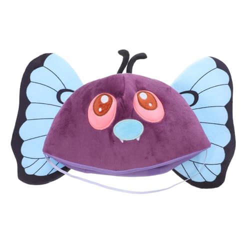 Gatuida Plüsch Schmetterling Cosplay Hut Weiches Cartoon Kostüm Kopfstück Lustige Halloween Accessoires Für Frauen Foto Requisiten Karneval Bühne Gatuida Plüsch Schmetterling Cosplay Hut Weiches Cartoon Kostüm Kopfstück Lustige Halloween Accessoires Für Frauen Foto Requisiten Karneval Bühne von Gatuida