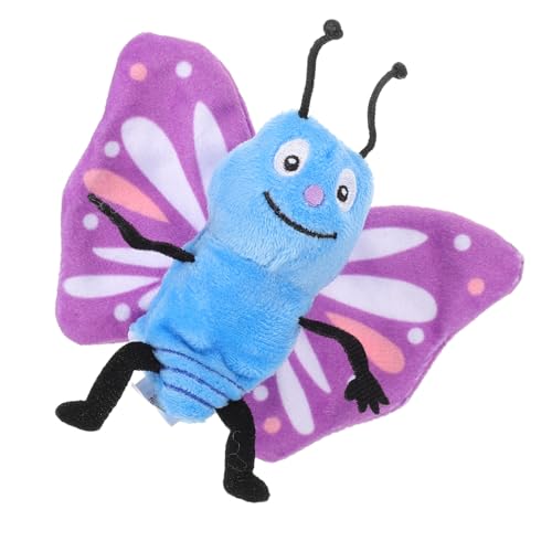 Gatuida Plüsch Schmetterling Handpuppe Kuscheltier für Kleinkinder Weiche Handpuppen für Interaktives Lernen und Kreatives im Kindergarten und Vorschulalter von Gatuida